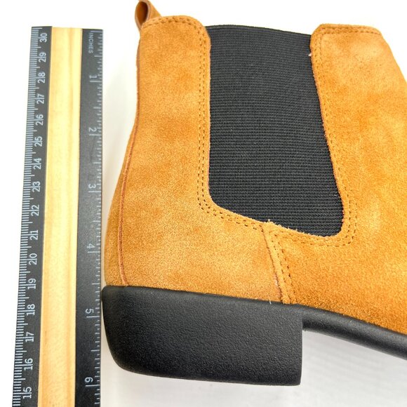 Aerosoles‎ Womens Size 9.5 Step Dance Brown Suede Leather Chelsea Ankle Boots - Picture 14 of 15